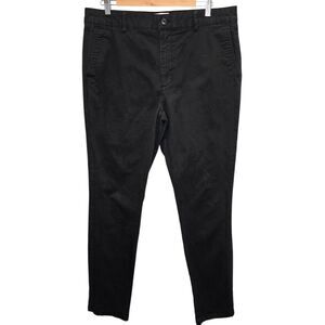 Topman Men's W36 L34 Cotton Blend Casual Black Pants